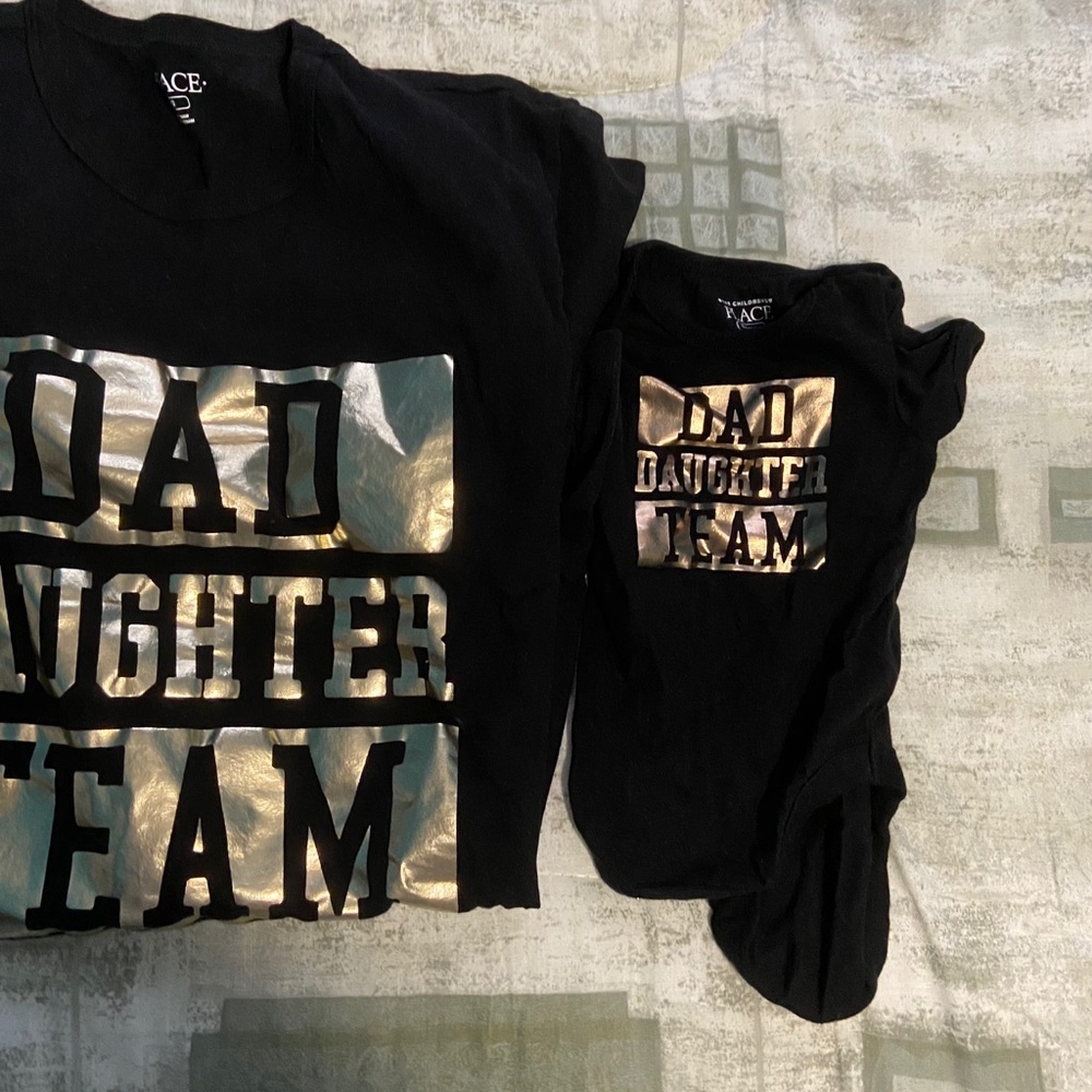 Children’s place family matching dad daughter tees